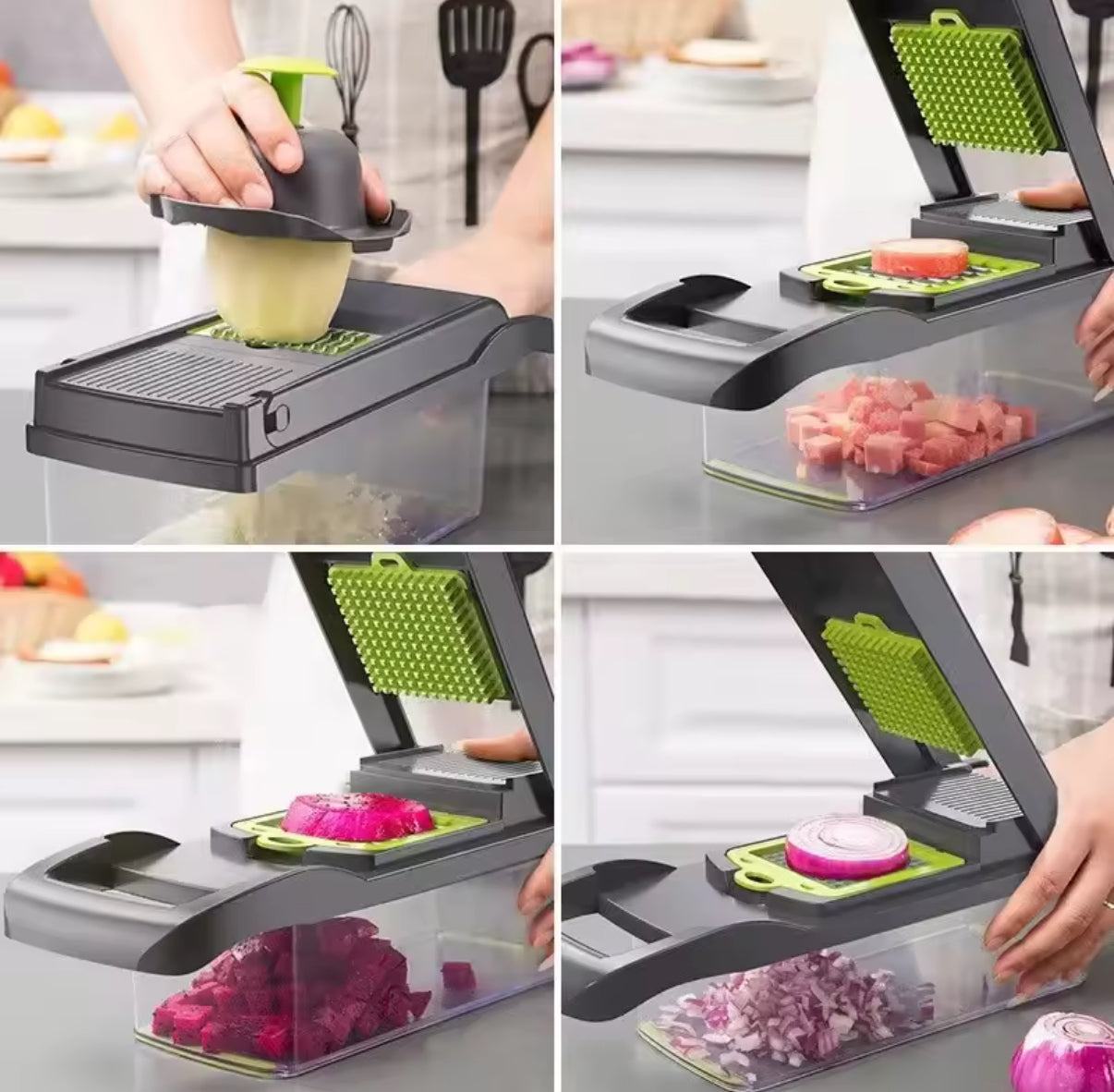 Taglia verdure con contenitore