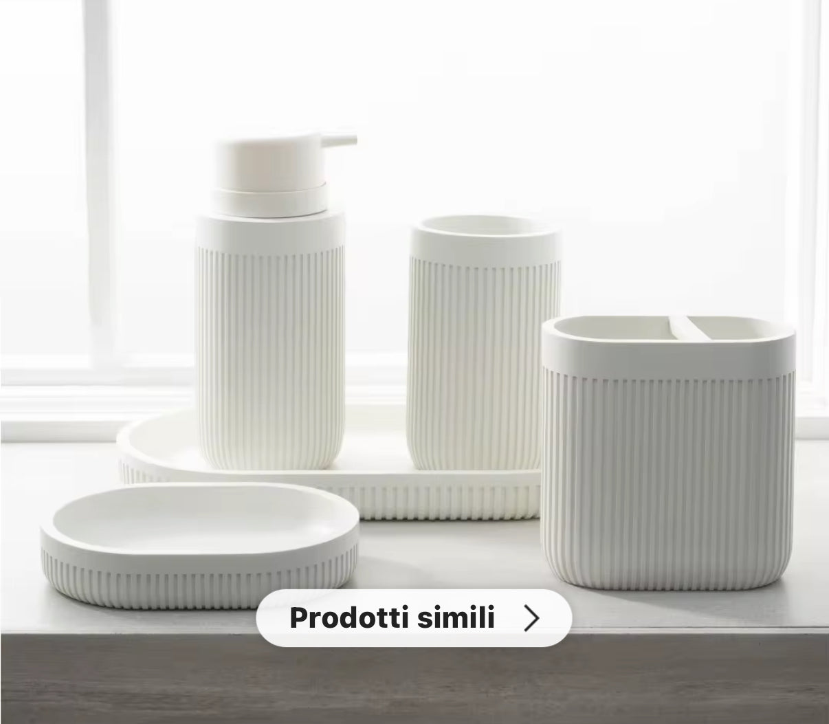 Accessori di design per bagno