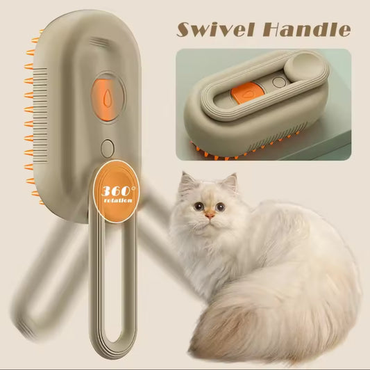 Spazzola con vapore per animali