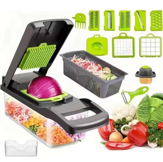 Taglia verdure con contenitore