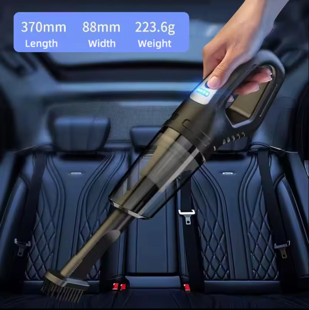 Aspirapolvere portatile tech per auto