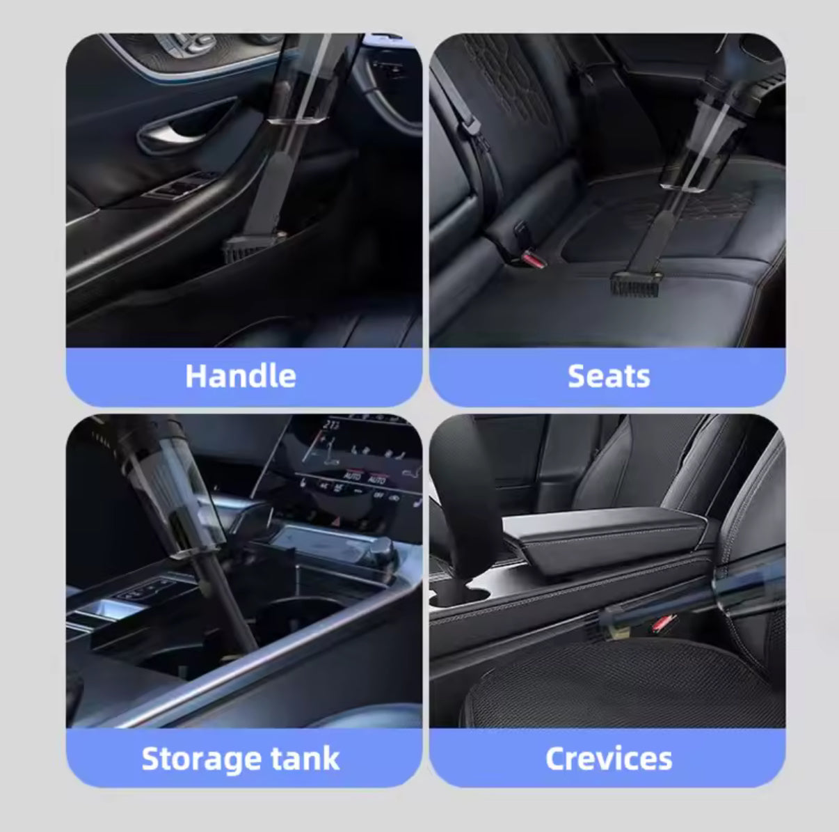 Aspirapolvere portatile tech per auto