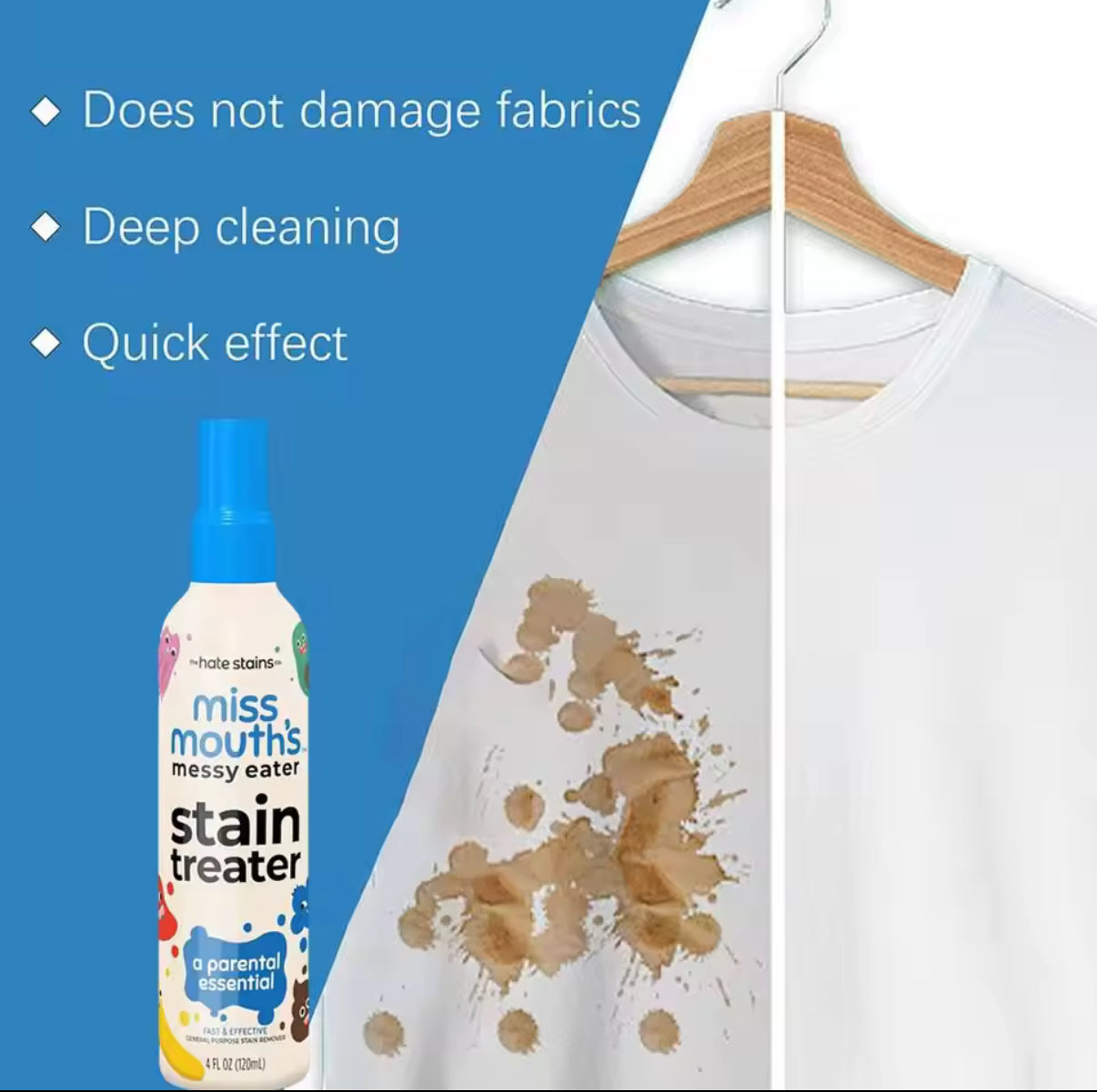 Smacchiatore spray per tessuti